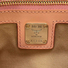 将图像加载到图库查看器中，MCM 2WAYClutch Bag Pink Leather
