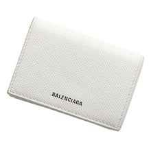 将图像加载到图库查看器中，BALENCIAGA Compact wallet White558208 Leather
