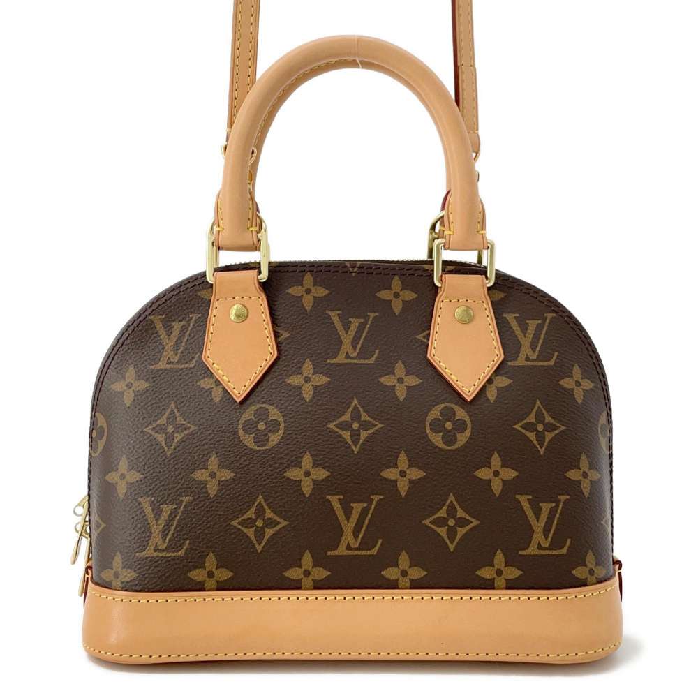 LOUIS VUITTON Alma Brown M53152 Monogram Size BB