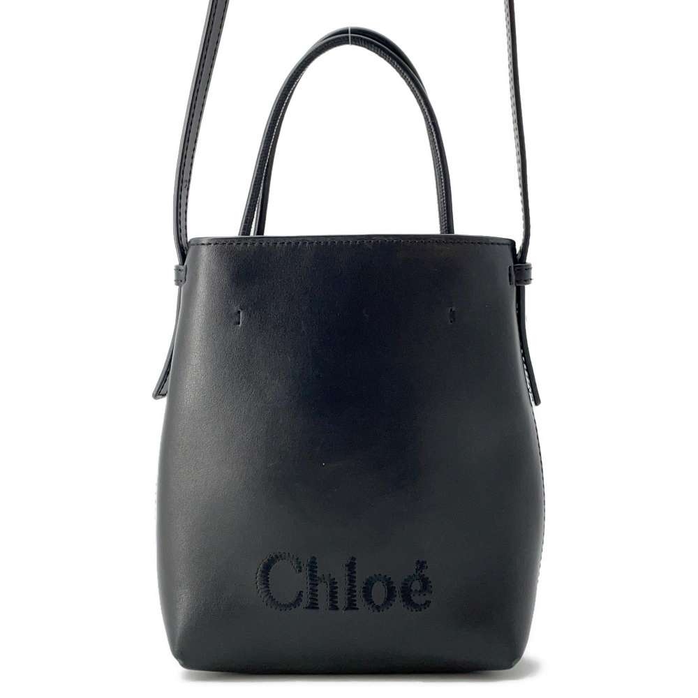 Chloe Sense Shoulder Bag BlackCHC23UP873 Soft Leather