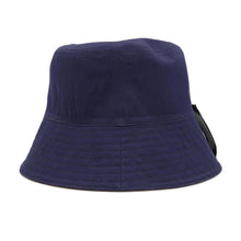 Load image into Gallery viewer, FENDI Zucca reversible bucket hat Size M Brown/Blue FXQ200 Polyester65% Cotton35%
