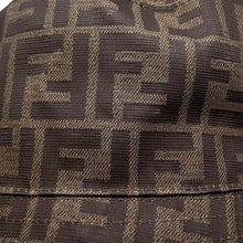 Load image into Gallery viewer, FENDI Zucca reversible bucket hat Size M Brown/Blue FXQ200 Polyester65% Cotton35%
