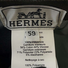 Load image into Gallery viewer, HERMES Cap Nevada Line Size 59 Givre Nylon
