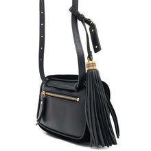 Load image into Gallery viewer, SAINT LAURENT PARIS Lou Belt Bag Black534817 Velvet Leather
