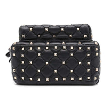 将图像加载到图库查看器中，Valentino Garavani VLTN Rock Studded Backpack Black Leather
