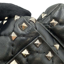 将图像加载到图库查看器中，Valentino Garavani VLTN Rock Studded Backpack Black Leather
