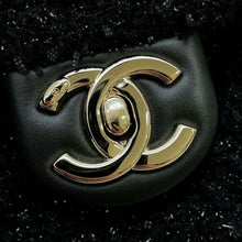 Load image into Gallery viewer, CHANEL Tweed 2WAY Shoulder Bag Black Tweed
