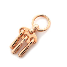 将图像加载到图库查看器中，HERMES ScarfRing Bag Charm・Horse Bit Pink Gold Metal
