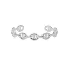 Load image into Gallery viewer, HERMES Chaine d&#39;Ancre Bangle Size LG Silver SV925
