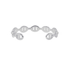 Load image into Gallery viewer, HERMES Chaine d&#39;Ancre Bangle Size LG Silver SV925

