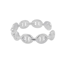 将图像加载到图库查看器中，HERMES Chaine d&#39;Ancre Bangle Size SH SV925
