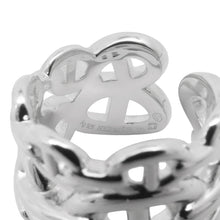 将图像加载到图库查看器中，HERMES Chaine d&#39;Ancre Anchene Ring Size GM/50 SV925

