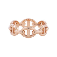 将图像加载到图库查看器中，HERMES Chaine d'Ancre Anchene Ring Size PM/#51 18K Pink Gold
