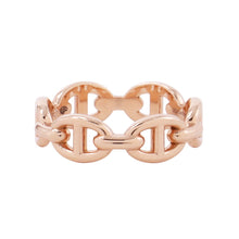 将图像加载到图库查看器中，HERMES Chaine d'Ancre Anchene Ring Size PM/#51 18K Pink Gold
