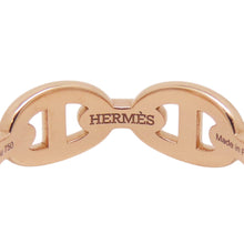 将图像加载到图库查看器中，HERMES Chaine d'Ancre Anchene Ring Size PM/#51 18K Pink Gold
