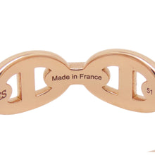 将图像加载到图库查看器中，HERMES Chaine d'Ancre Anchene Ring Size PM/#51 18K Pink Gold
