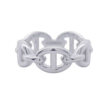 将图像加载到图库查看器中，HERMES Chaine d'Ancre Anchene Ring Size PM/50 SV925
