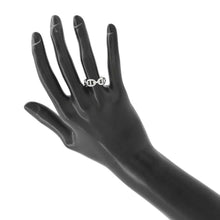 将图像加载到图库查看器中，HERMES Chaine d'Ancre Anchene Ring Size PM/50 SV925
