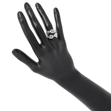 将图像加载到图库查看器中，HERMES Chaine d'Ancre Double Row Ring Size 52 SV925
