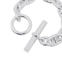 将图像加载到图库查看器中，HERMES Chaine d'Ancre Bracelet 10 frames Size TGM SV925

