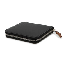 Load image into Gallery viewer, HERMES Azap compact silk in Black Epsom
