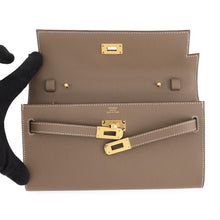 Load image into Gallery viewer, HERMES Kelly wallet long to go Etoupe Epsom
