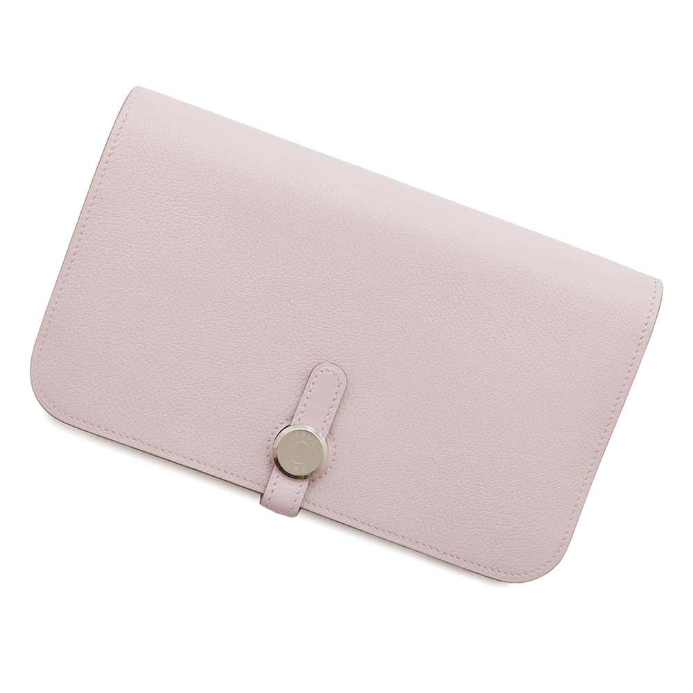 HERMES Dogon mauve pail Evercolor