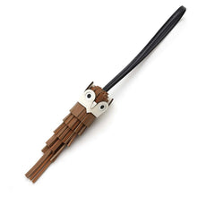 Load image into Gallery viewer, HERMES Bag Charm Chouette Gold/Pan de Epice/Black/Nata/White Lambskin Epsom Swift Leather
