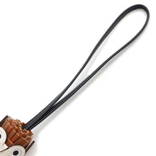 Load image into Gallery viewer, HERMES Bag Charm Chouette Gold/Nata/Black/Pande Epice/White Lambskin Epsom Swift Leather
