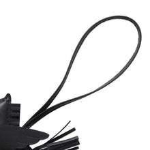 将图像加载到图库查看器中，HERMES Rodeo Pegasus Black Lambskin Size PM
