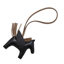 Load image into Gallery viewer, HERMES Rodeo Pegasus Black/Etoupe Lambskin Size PM
