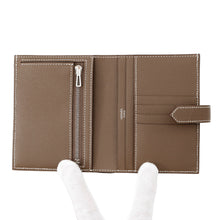 Load image into Gallery viewer, HERMES BEAN Compact Etoupe Veau Madame
