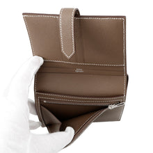 Load image into Gallery viewer, HERMES BEAN Compact Etoupe Veau Madame
