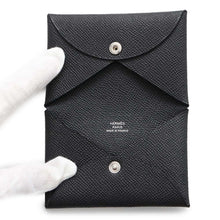 将图像加载到图库查看器中，HERMES Calvi Black Epsom
