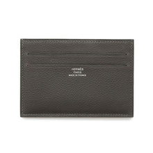 Load image into Gallery viewer, HERMES Citizen Twill Card Case Vert Bronze Evercolor
