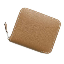 Load image into Gallery viewer, HERMES Azap compact silk in Gold Epsom
