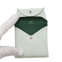 Load image into Gallery viewer, HERMES Bastia Verso VertPeppermint/VertMoyen Chevre Myzore Goatskin
