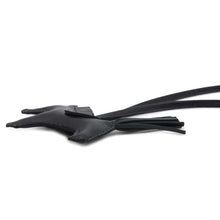 将图像加载到图库查看器中，HERMES Rodeo Bag Charm Black Lambskin Size PM
