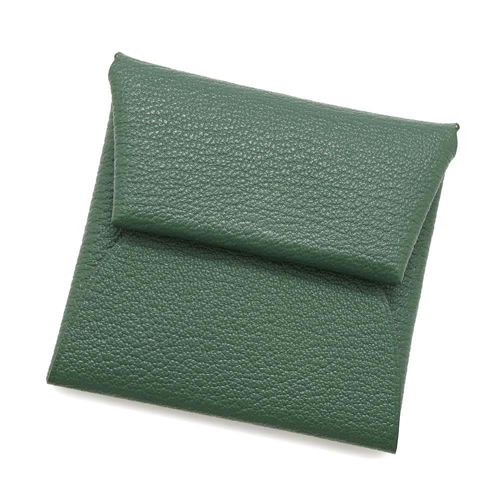 HERMES Bastia Verso Vert Moyen/Vert Fizz Chevre Myzore Goatskin