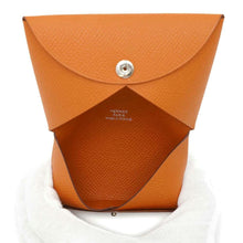 Load image into Gallery viewer, HERMES Calvi Orange Epsom
