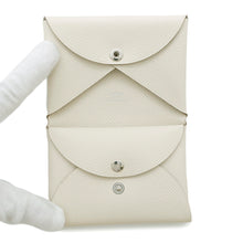 将图像加载到图库查看器中，HERMES Calvi Duo Craie Epsom
