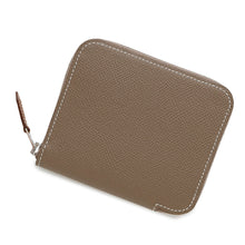 Load image into Gallery viewer, HERMES Azap compact silk in Etoupe Epsom
