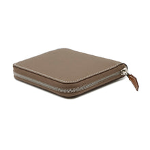 将图像加载到图库查看器中，HERMES Azap compact silk in Etoupe Epsom
