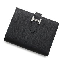 Load image into Gallery viewer, HERMES BEAN Compact Black Epsom
