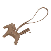 Load image into Gallery viewer, HERMES Rodeo Bag Charm Etoupe Lambskin Size PM
