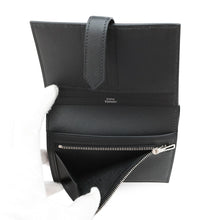 Load image into Gallery viewer, HERMES Bean compact Black Veau Madame
