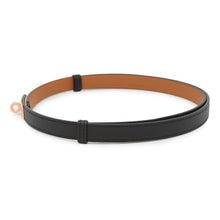 将图像加载到图库查看器中，HERMES Belt Kelly 18 Black/Gold Epsom
