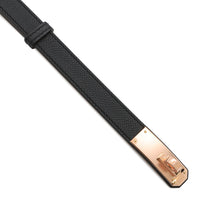 Load image into Gallery viewer, HERMES Kelly Belt Black Epsom
