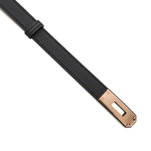 Load image into Gallery viewer, HERMES Kelly Belt Black Epsom
