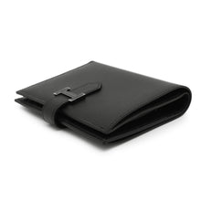 Load image into Gallery viewer, HERMES Bearn Compact Saw Black Black Veau Madame
